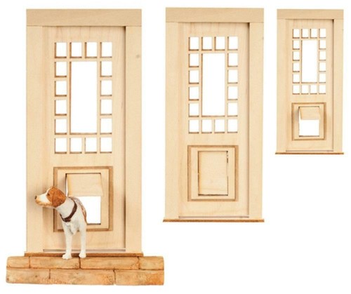 Dolls house back - back, pet
