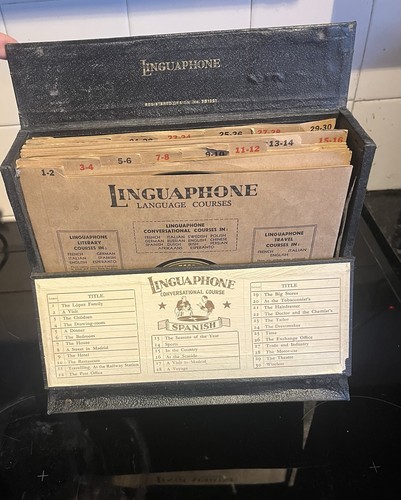 Vintage 1930s linguaphone - 1930s,