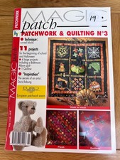 MAGIC PATCH Patchwork & Quilting magazine No 3 Halloween inc original template 