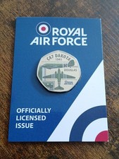 RAF Royal Air Force 50p Shaped Coin "C47 Dakota - 1941"