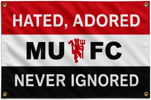 Man utd flag 5x3 - man, adored