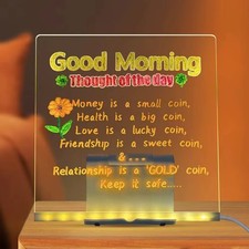 LED Light-Up Acrylic Message