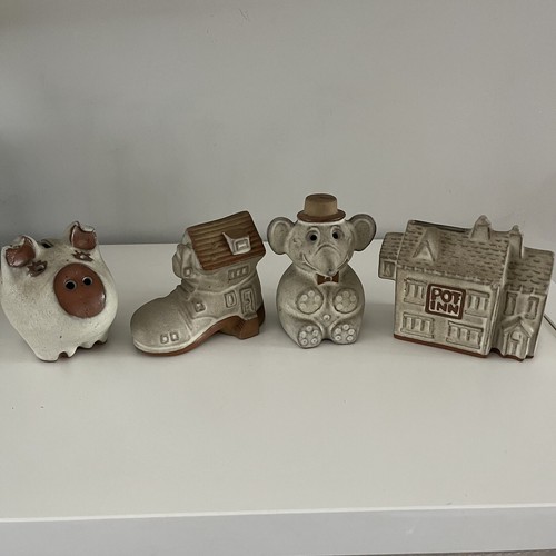 Vintage shelf pottery money - shelf,