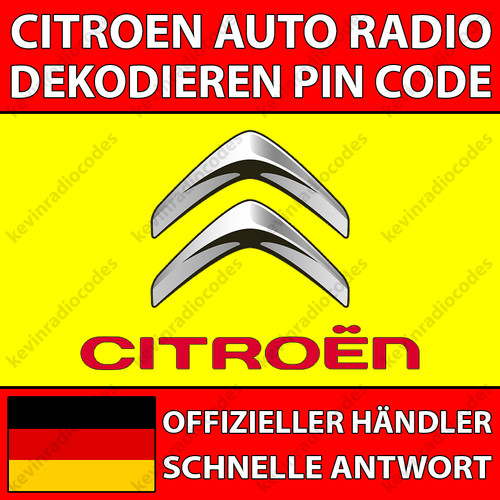Citroen radio decoding - radio,