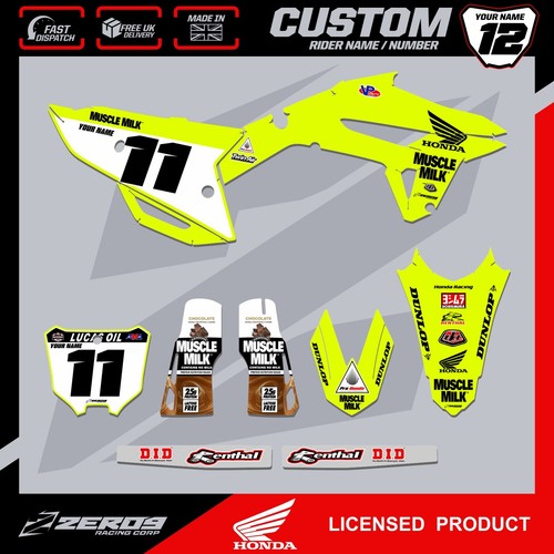 Honda motocross graphics kit - motocross,