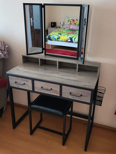 Dressing table with - table,