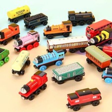 Wooden Trains Track Tank For