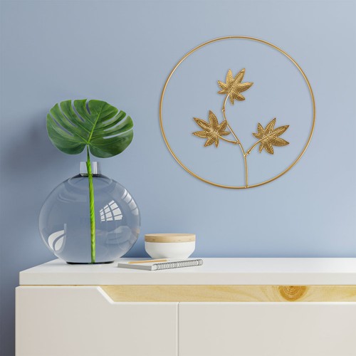 Metal maple leaf wall - maple,