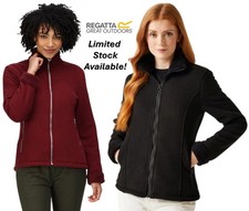 Regatta Ladies Fleece Coat Womens Brandall Jacket Full Zip Thick Fur Warm NEW