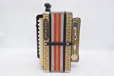 Vintage M Hohner Button Accordion Made in Germany 