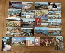 Seaside holiday postcards - holiday, uk
