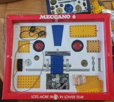 Classic Vintage 1970’s ‘Meccano’ Set No. 6 with Manuals & Gears Set 2 meters +