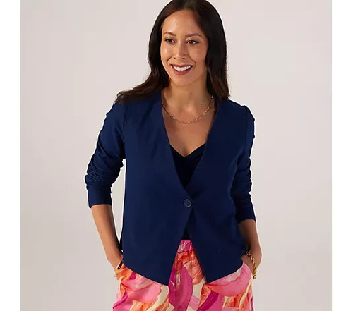 Qvc kim deluxe denim knit - qvc,