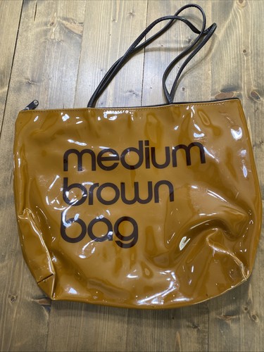 Bloomingdales medium brown bag - brown,
