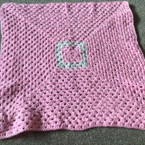 Handmade crochet pink white - crochet,