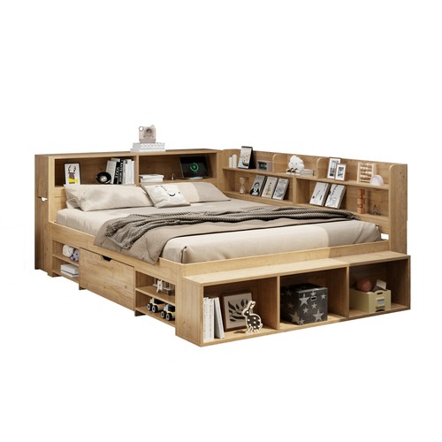 Wooden daybed 4ft6 double - double, bed