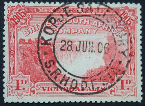 Rhodesia 1905 falls one penny - 1905,