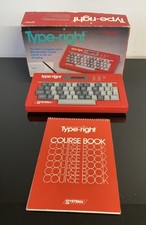 Vintage Systema TYPE RIGHT Interactive Teaching Machine & Manual In Original Box