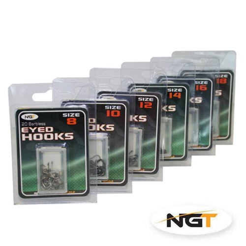 Fishing hooks barbless - 20,