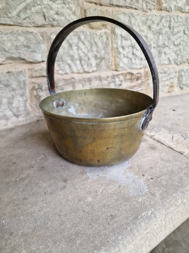 Antique brass and iron jam - brass,