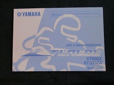 Uso e Manutenzione Yamaha XT