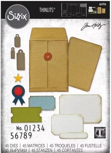 Sizzix thinlits die set - die, 45pk