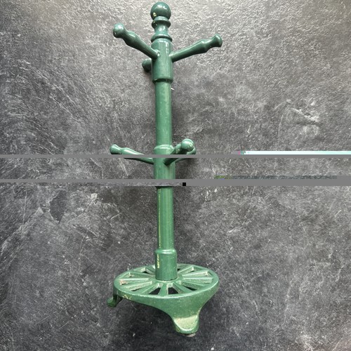 Vintage green enamel cast - vintage, iron