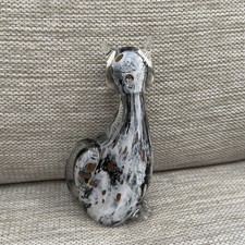 Murano-Style Glass Cat