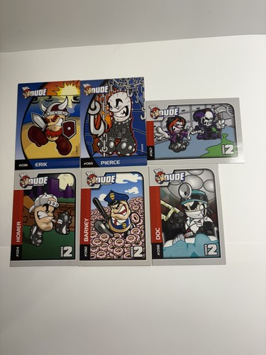 Tech deck dude trading cards - deck,
