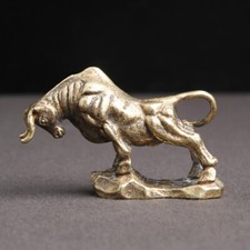 Brass Bull Statue Bullfighting