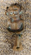 Antique Vintage Solid Brass Door Knocker - Lincoln Imp 
