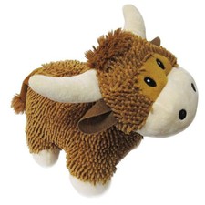 Scottish gift - Highland Cow Cuddly Chenille Soft Toy - Uk gift - Large