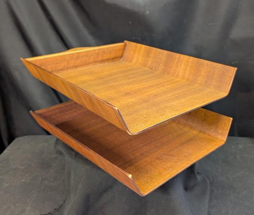 Knoll molded walnut tier - knoll,