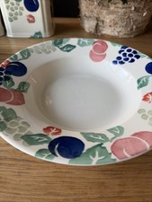 1 x Royal Winton Bordeaux Wide Rimmed Pasta / Soup Bowls Sponge Ware Beautiful