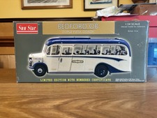 SUNSTAR 1/24 5008 BEDFORD OB DUPLE VISTA COACH “ROYAL BLUE” EXCELLENT BOXED