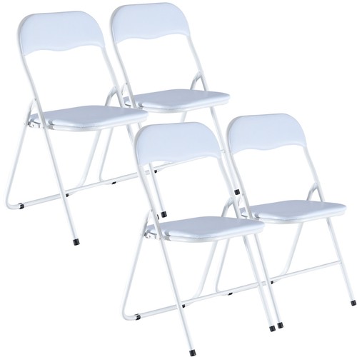 Padded folding chairs - folding, set