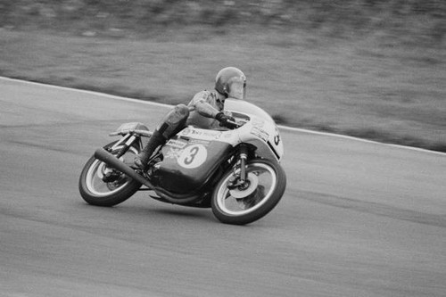 Old large motorcycle photo - old,