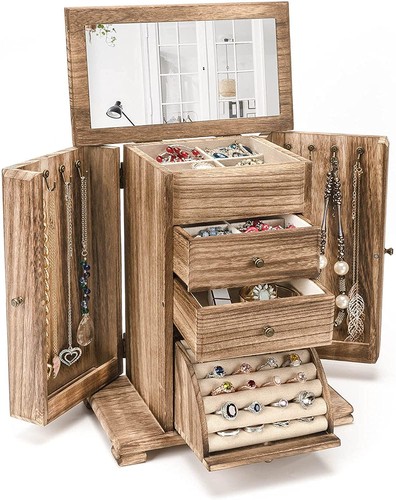 Emfogoo jewellery box for - box,