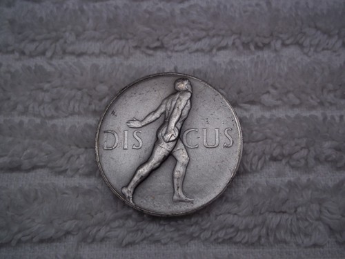 Vintage discus sports award - vintage,