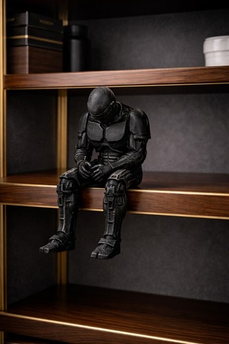 Sad robocop ledge - sad, sitter