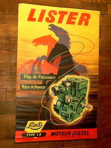 Vintage lister motor bristol - lister,