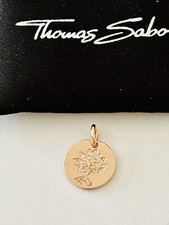 Thomas Sabo Sterling Silver Gold Plated Pendant Genuine, New In Package