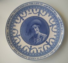Wedgwood Queens Ware - HM Queen Elizabeth The Queen Mother Collectors Plate