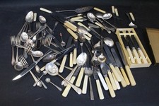 4.3KG Vintage SILVER PLATED / EPNS / Stainless Steel CUTLERY PIECES - T04