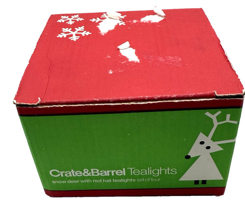Crate barrel tealights snow - crate,