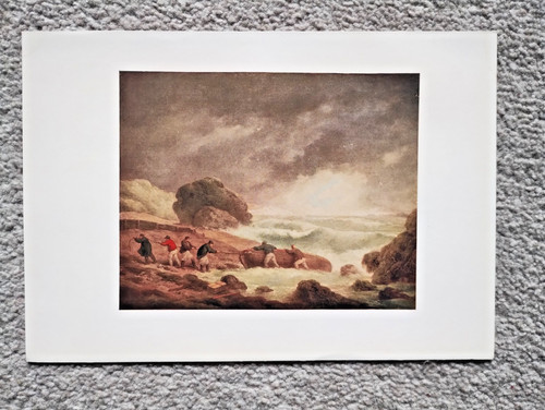 Rocky coast scene - a,