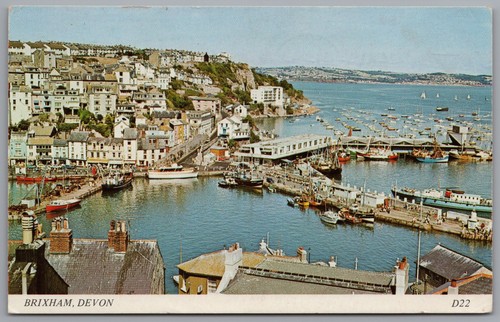 Brixham devon harbour - harbour, posted