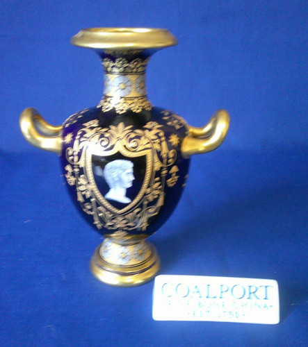 Coalport two handled - coalport, ovoid