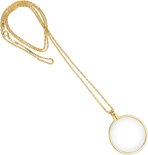 Magnifying glass necklace - 5x,