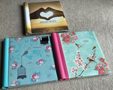 3 Self-Adhesive Photo Albums, Unused, Pages are around 28cm by 21cm size